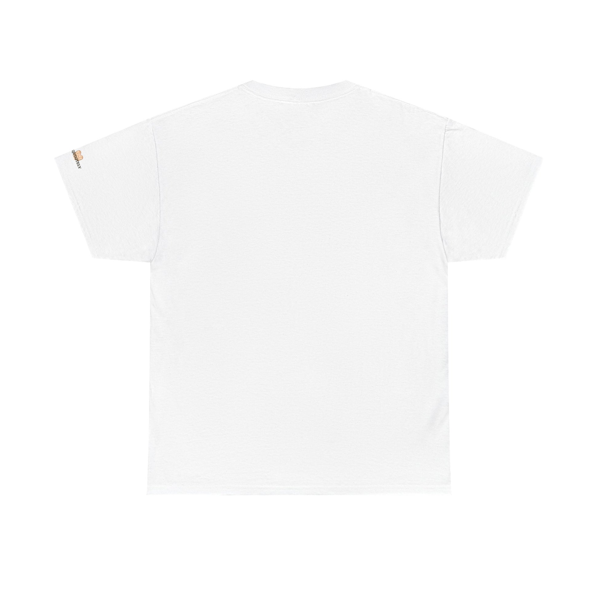 White t-shirt on a white background